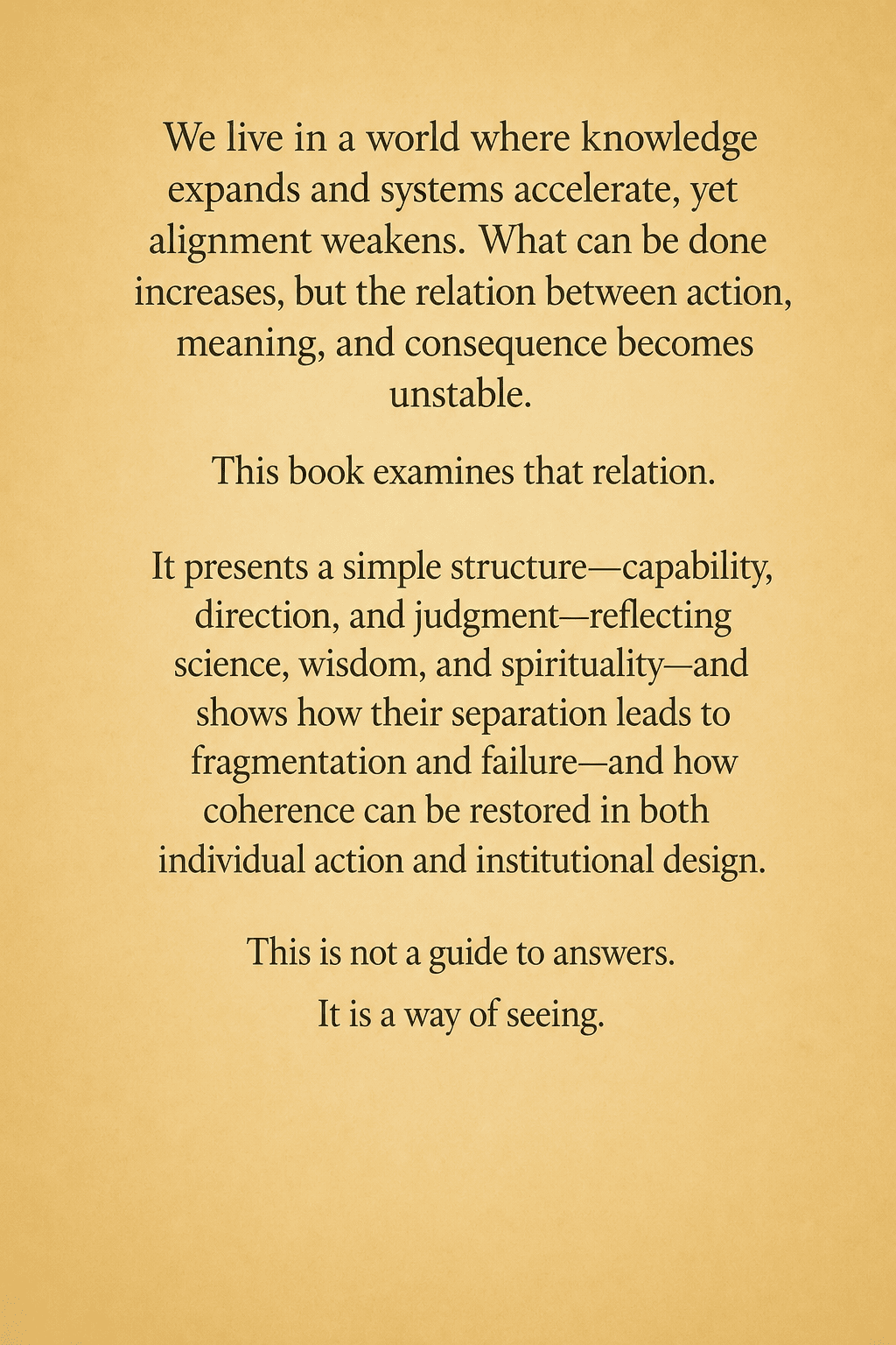 Triadic Dialectic
