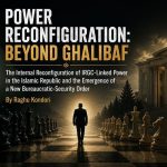 Power Reconfiguration: Beyond Ghalibaf. The Internal Reconfiguration of IRGC-Linked Power , a New Bureaucratic-Security OrderBy Raghu Kondori