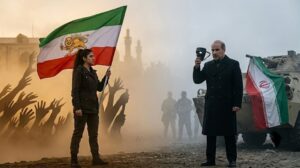 پایان نقاب‌ها : نبرد بر سر آیندهٔ ایران : نوشته  راگو کندری — مدیر اندیشکده شهوند، و بهروز فتحعلی در تایمز اسرائیل